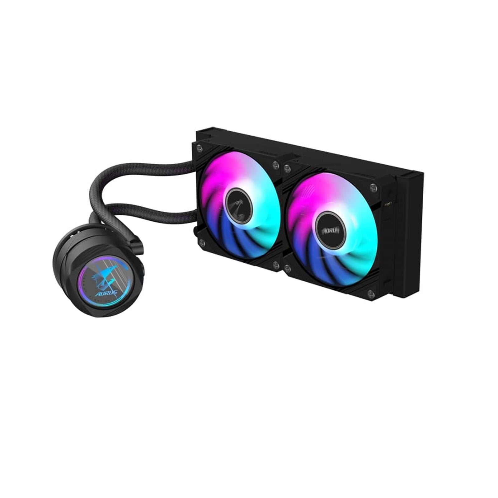 Gigabyte Aorus Waterforce II 240mm AIO Liquid Cooler ARGB Black Gigabyte Aorus Waterforce II 240mm AIO Liquid Cooler ARGB Black
